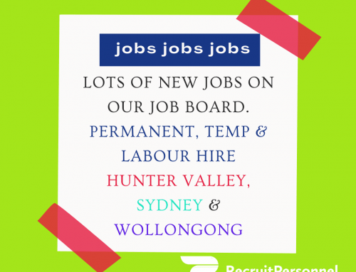 Recruit Personnel – Job Vacancies Hunter, Sydney & Wollongong