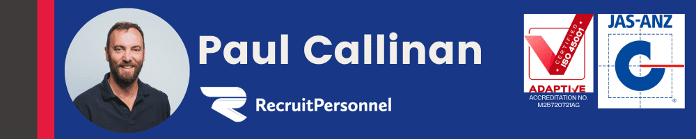 Paul Callinan REcruit Personnel