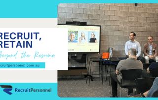 Recruit, Retain - Beyond the Resume
